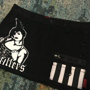new DIY Tripp punk mini skirt sz 14 2XL HOT TOPIC